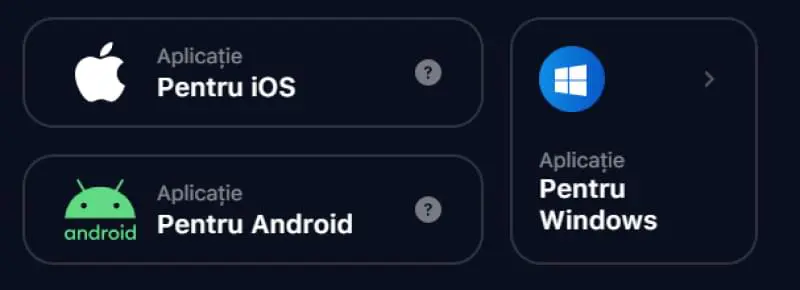 Aplicația mobilă a casinoui 1Win